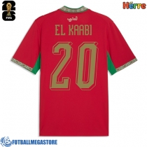 Fotballdrakt Herre Marokko Ayoub El Kaabi #20 Hjemmedrakt VM 2026 Kortermet
